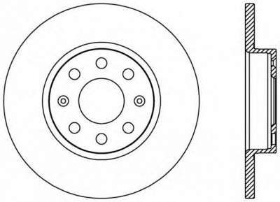 OPEN PARTS bda244410 -  Тормозной диск